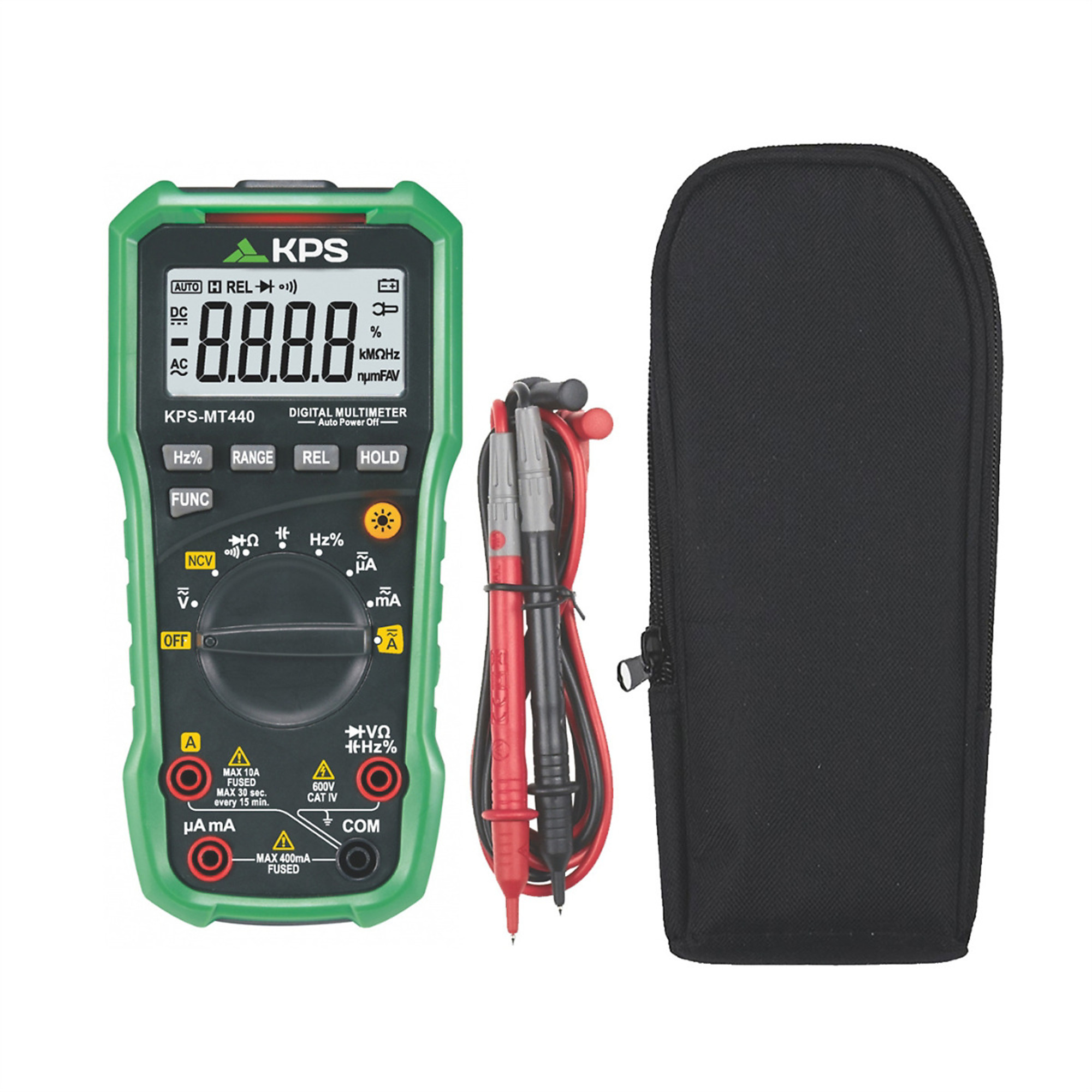 KPS by Power Probe Automatic Digital Multimeter — AC/DC Voltage, Model# KPSMT440